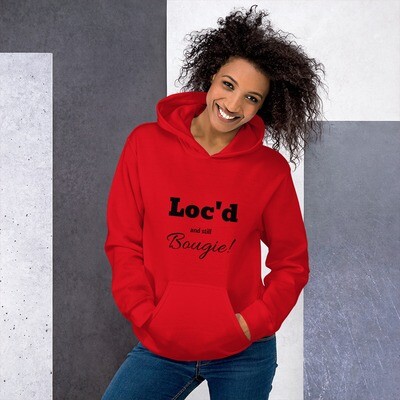 Loc&#39;d And Still Bougie Hoodie, Color: Red, Size: S