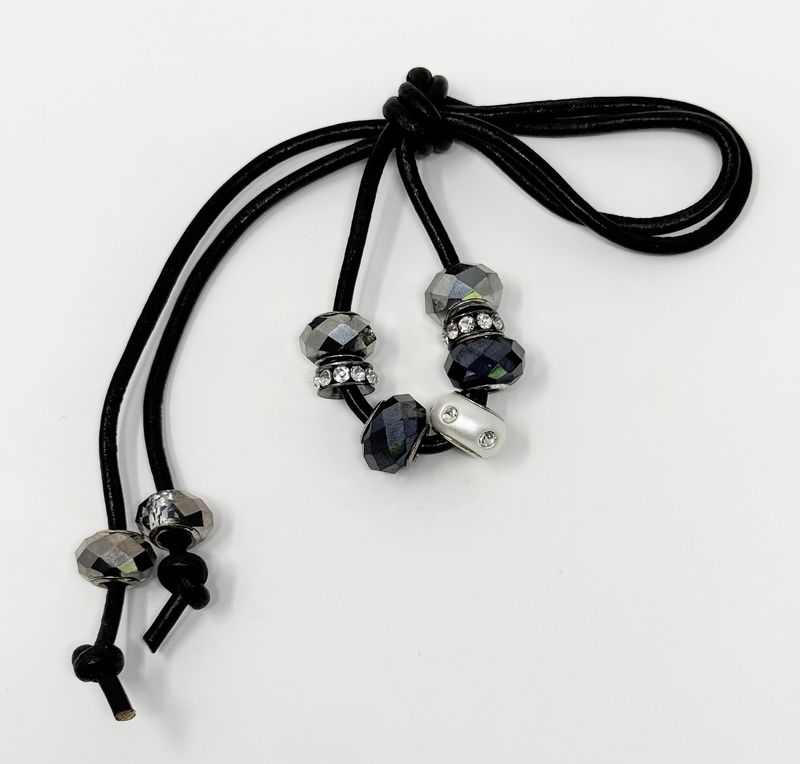 Loc Tie - Silver Fox