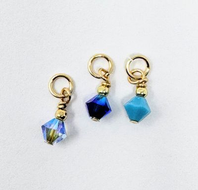 J-Blue Crystal Drops (tri-set)