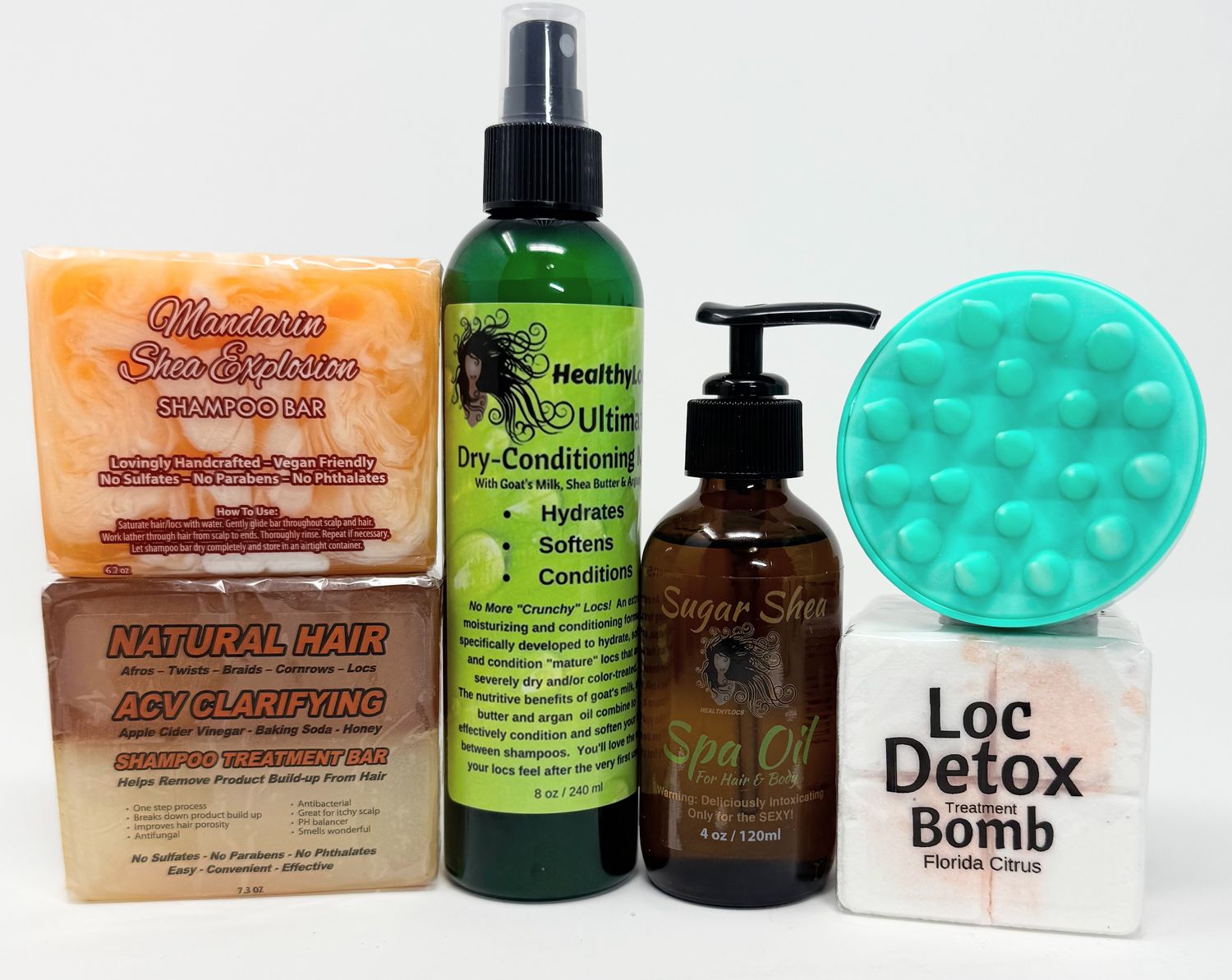 Loc Detox Transformation &amp; Maintenance Kit—Spa Set, Select Your Loc Detox Spa Set Below: Citrus Spa