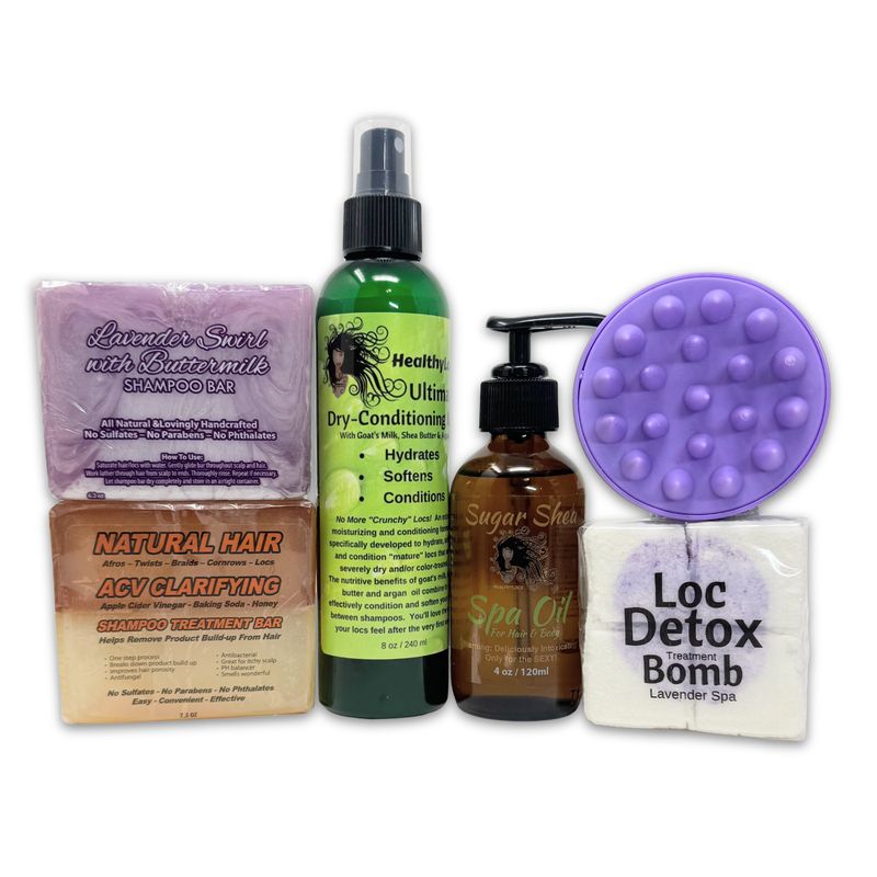 Loc Detox Transformation &amp; Maintenance Kit—Spa Set