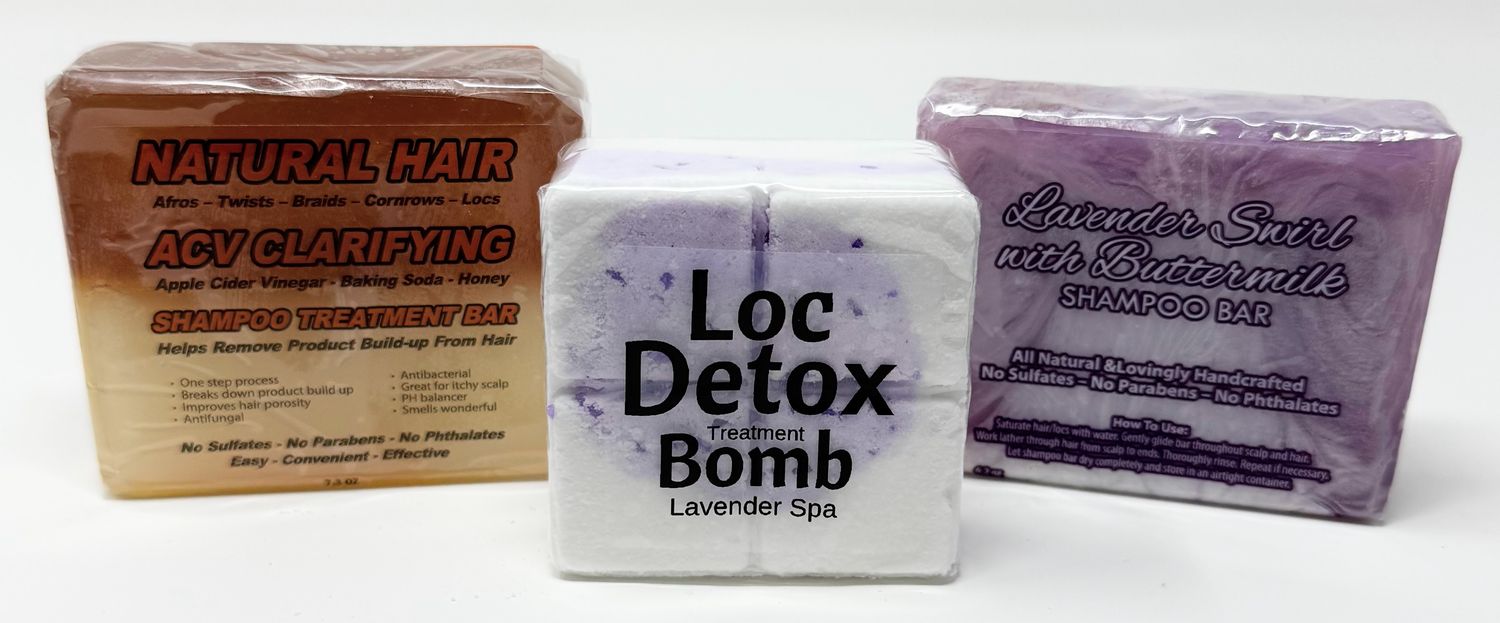 Loc Detox Trio—Soak &amp; Deep Cleanse Kit