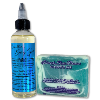 Shampoo &amp; Fragrance Set For Locs—Blue Set