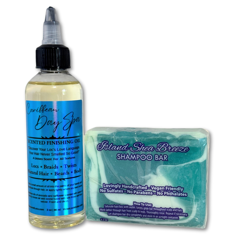 Shampoo &amp; Fragrance Set For Locs—Blue Set