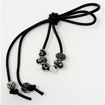 Loc Tie - Black Heart