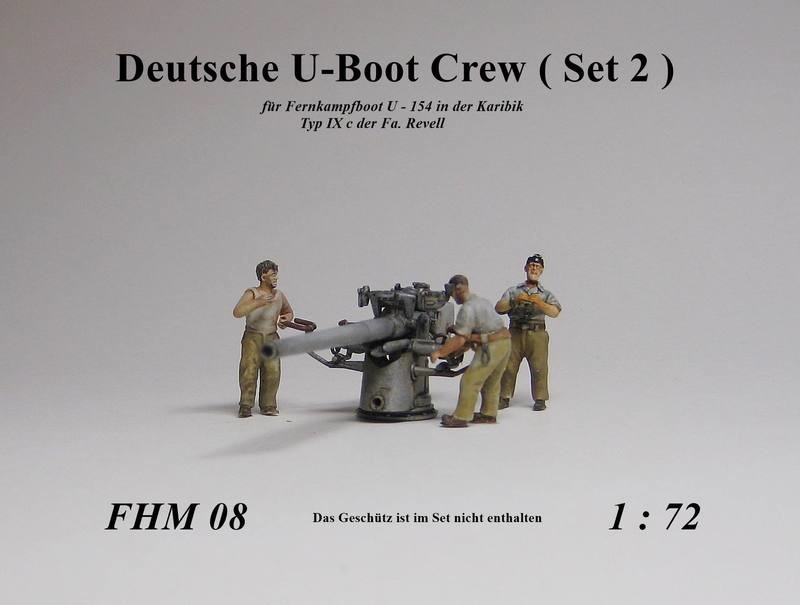 Deutsche U-Boot Crew für Fernkampfboot U 154 in der Karibik (Set 2)