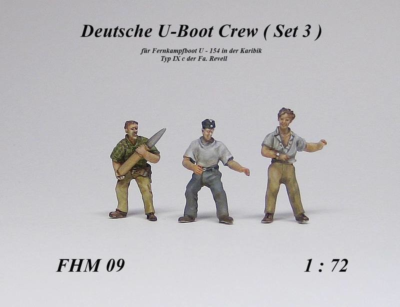 Deutsche U-Boot Crew für Fernkampfboot U 154 in der Karibik (Set 3)