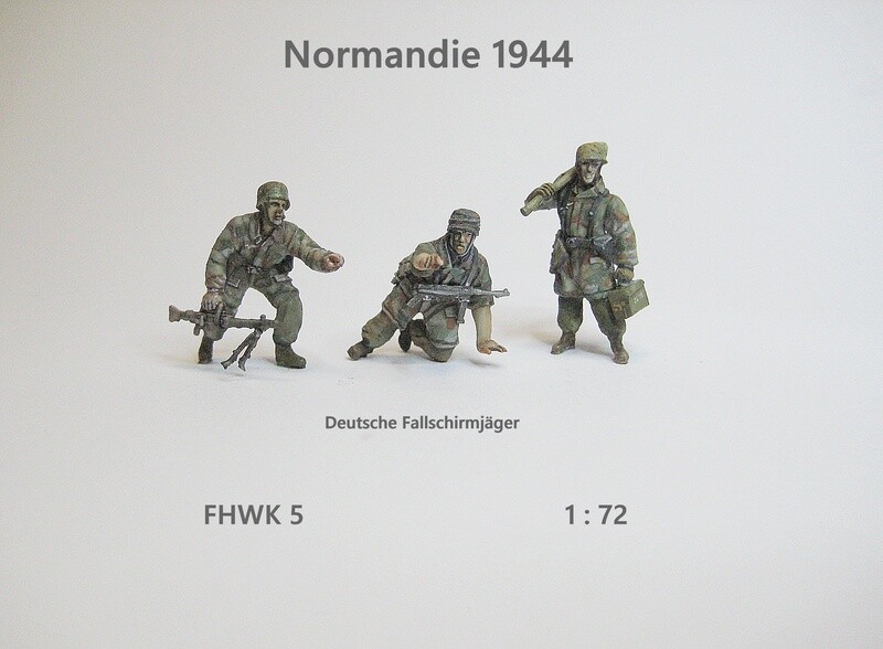 Deutsche Fallschirmjäger in der Normandie 1944