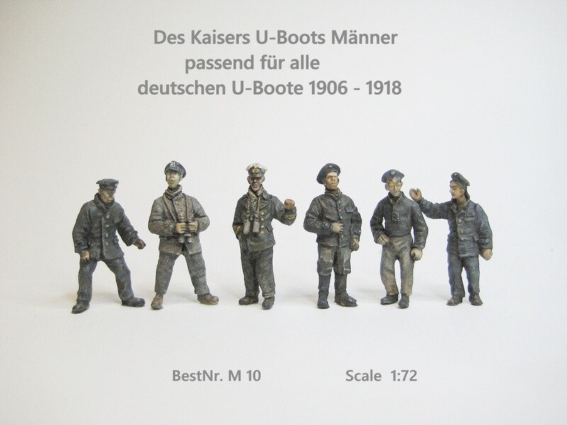 Deutsche kaiserliche U-Boots Männer / 1 : 72