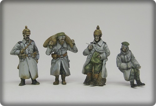 Deutsche Trainsoldaten in Russland