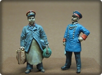 Dienstmann und Zugführer / Spur 0 / Scale 1:43 Dienstmann und Zugführer / Spur 0 / Scale 1:43