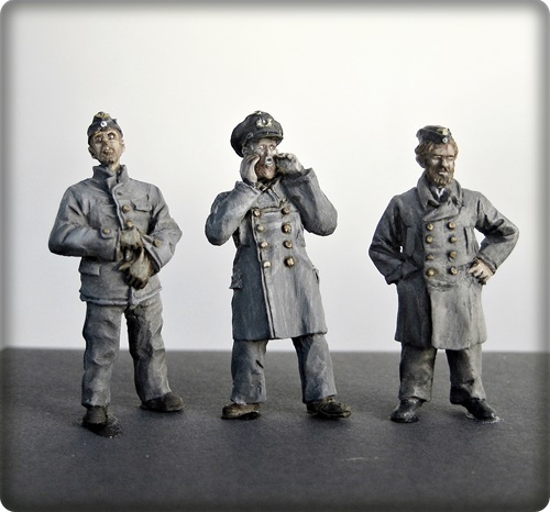 Deutsche U-Boot Crew im Atlantik 1943