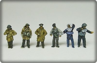 Royal Navy Crew Corvette 1943 / New Scale 1:144 Royal Navy Crew Corvette 1943 / New Scale 1:144