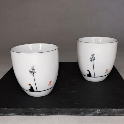 White "Sage" cups