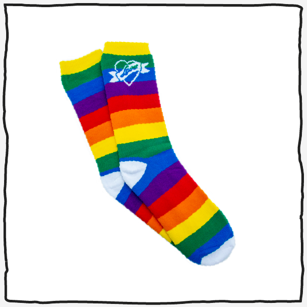 kmart rainbow socks