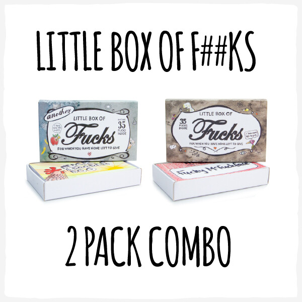 2-Pack 'Little Box of F##ks' Combo!