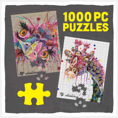 Both Jigsaws - 1000pc 'Barry' & 'Gerry' Puzzles