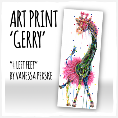 Gerry! Art Print - Vanessa Perske's "4 Left Feet"