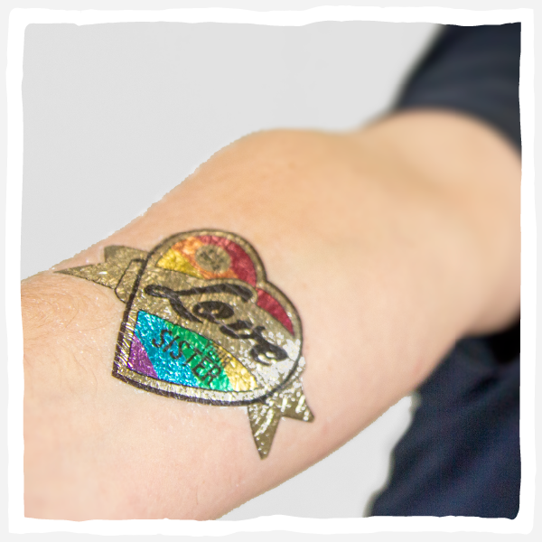 Rainbow Tattoo Party Pack