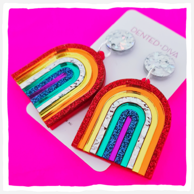 Fabulous Earrings - Rainbow Bling