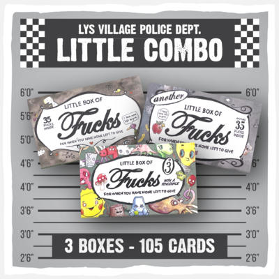 3-Pack Combo - Little Boxes of F##ks - All of the F##ks!