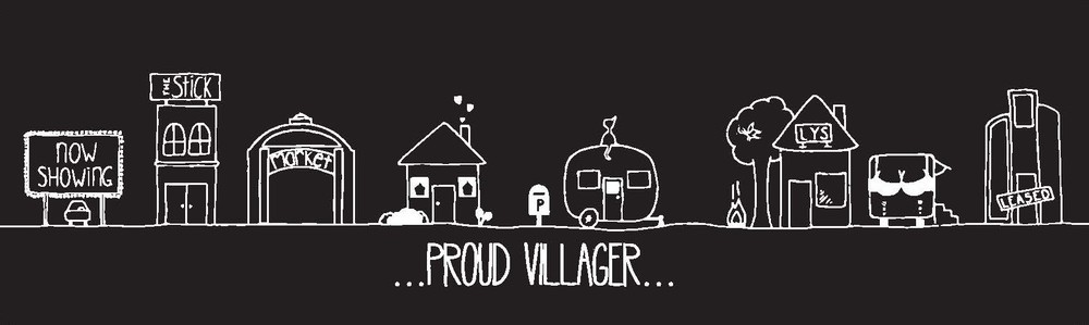 Panorama Sticker - The Village