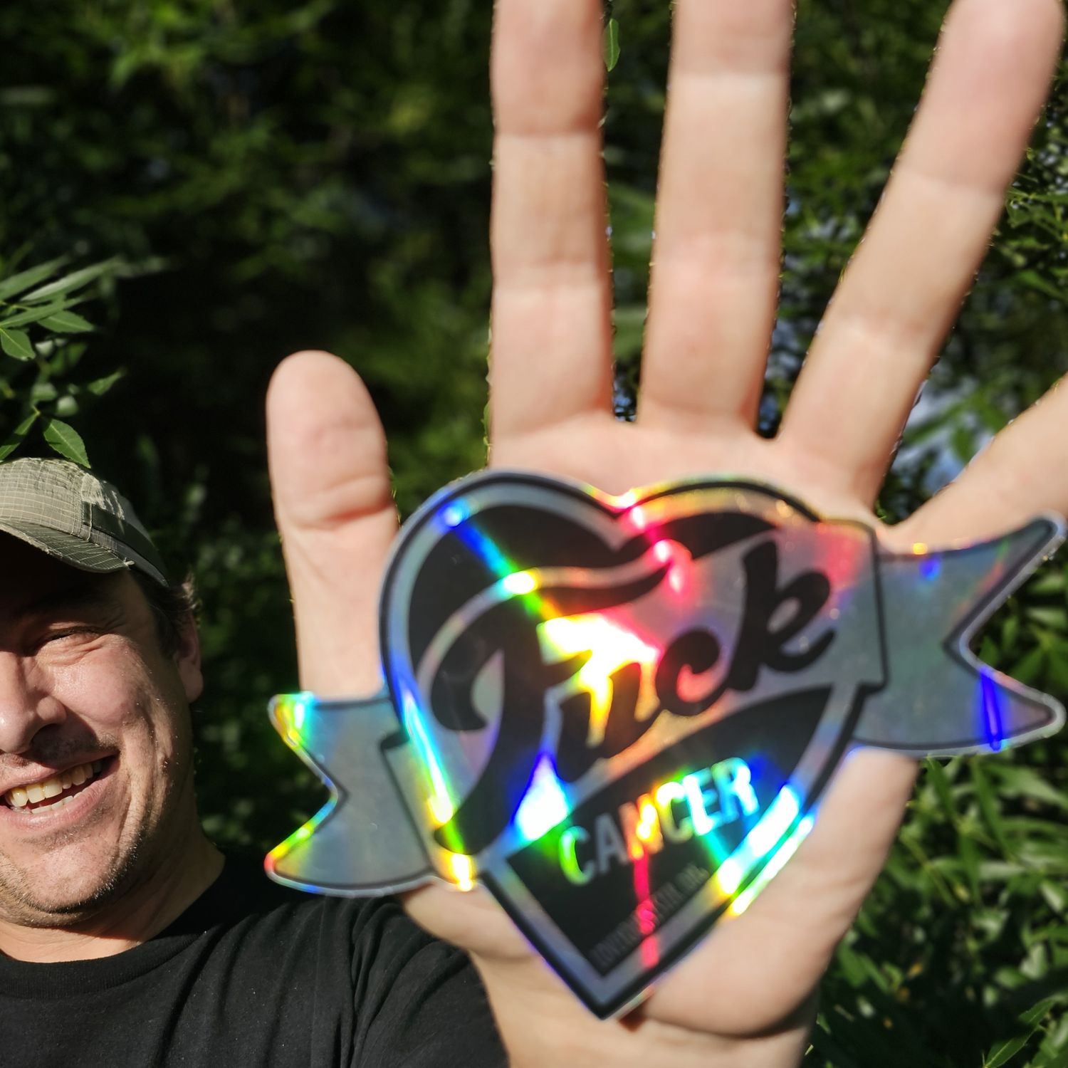 Super Slick Holographic Sticker