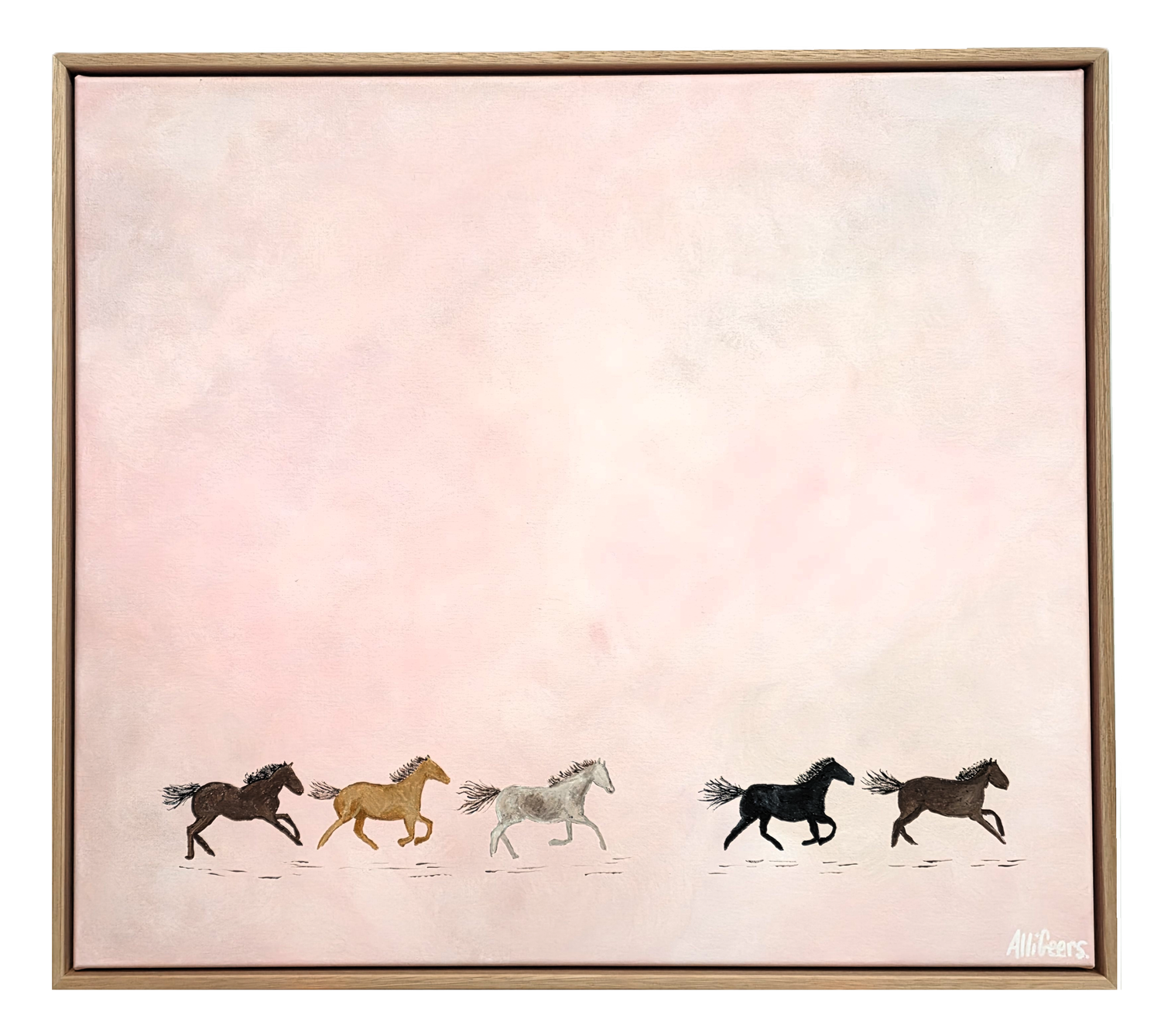 Alli Geers - 'Five Shades of Neigh' Print - Shipping May