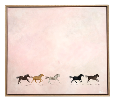 Alli Geers - 'Five Shades of Neigh' Print - Shipping May
