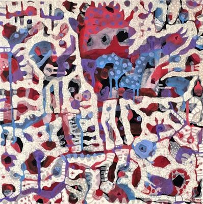 Gus Leunig - 'Blue Wing' Print - Shipping May