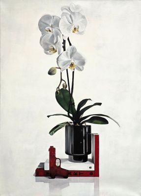 Jeremy Eden - 'Orchid Still Life' Print - Shipping May