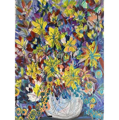 Toni Tapp Coutts - 'Blue Joy' Print - Shipping May