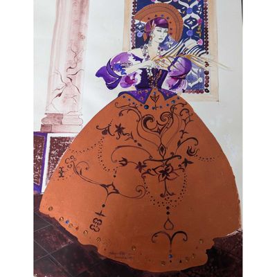 Gillian Page-Lee - 'Queen of Wands' Print - Shipping May