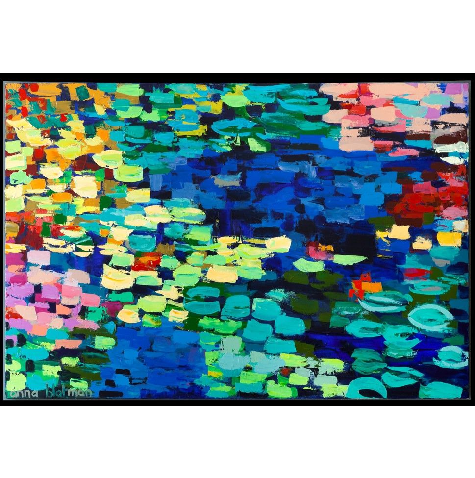 Anna Blatman - 'Floating Lillies' Print - Shipping May