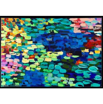 Anna Blatman - 'Floating Lillies' Print - Shipping May