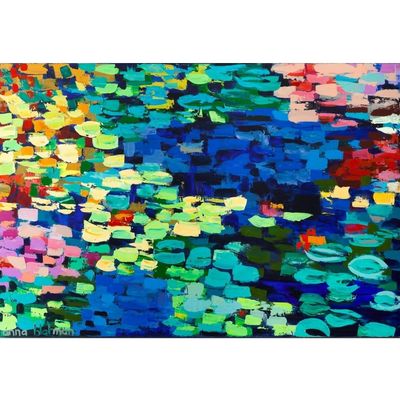 Anna Blatman - 'Floating Lillies' Print - Shipping May