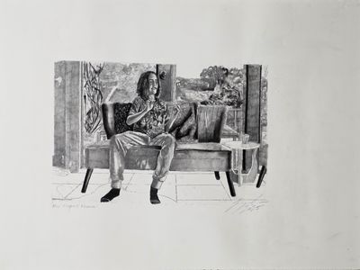 Jeremy Eden - 'Boy Conquers Universe' Print - Shipping May