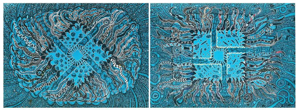 Mark Krueger - 'The Villagers' Duel Prints - Shipping May