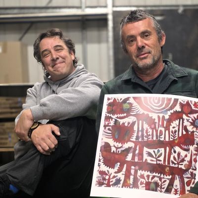 Gus Leunig - 'Under a Rainbow' Print
