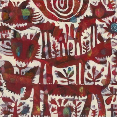 Gus Leunig - 'Under a Rainbow' Print - Shipping May