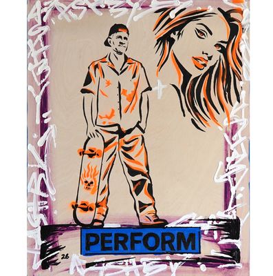 Brett Ashby 'Human Capital' Print - Shipping May