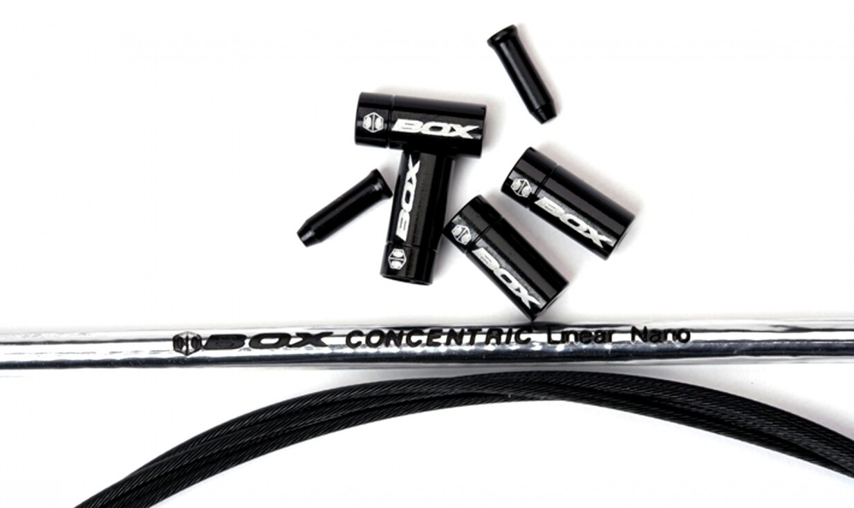 Box Concentric Brake Cable Set Silver