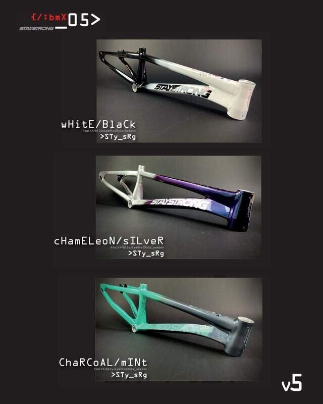 Stay Strong V5 For Life frame CHARCOAL/MINT 🏁‼️ SALE ‼️🏁