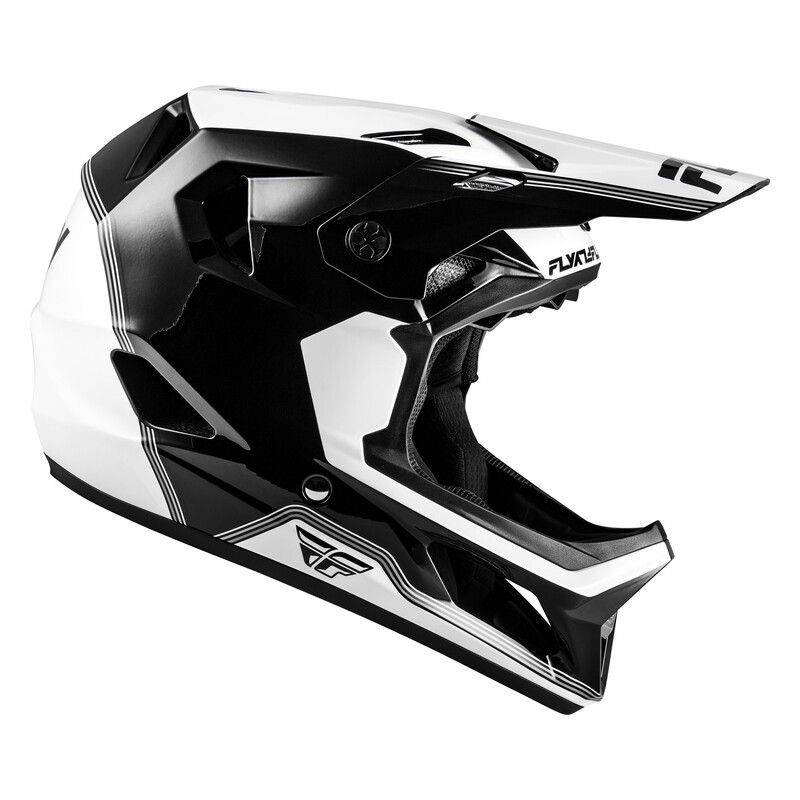 Fly Rayce Helmet Black/White Fly Rayce Helmet Black/White