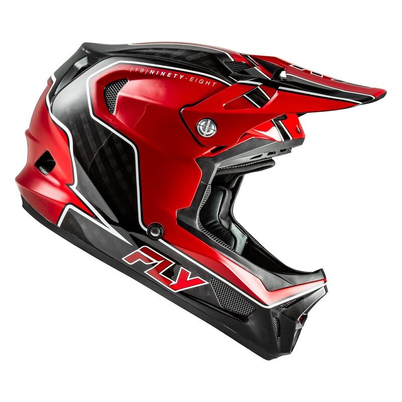 Fly Werx Carbon Helmet Red Fly Werx Carbon Helmet Red