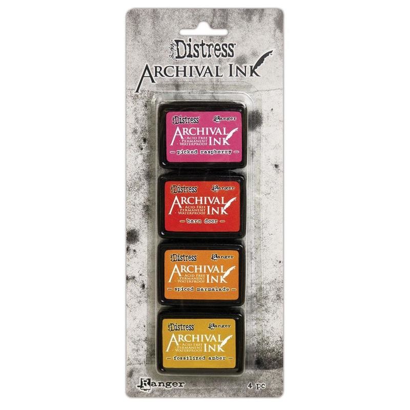 Ranger - Tim Holtz - Mini Archival Ink Pads - Distress Kit #1