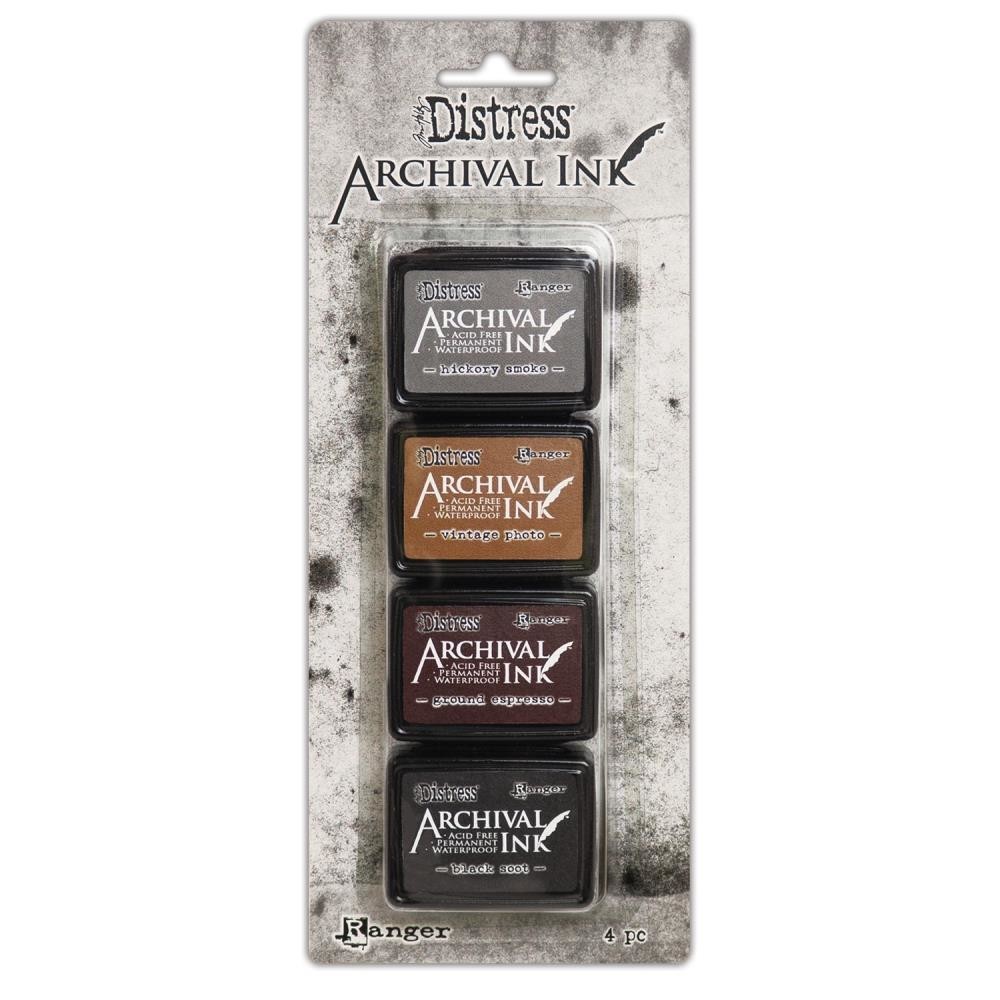 Ranger - Tim Holtz - Mini Archival Ink Pads - Distress Kit #3