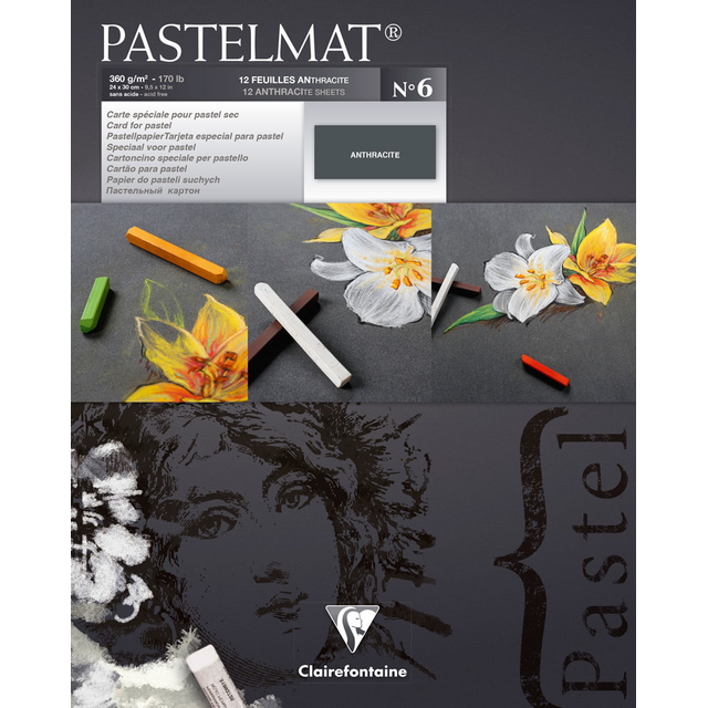 PASTELMAT 360g PASTEL PAPER PAD No.6 - 18x24cm