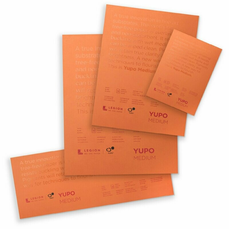 YUPO® Ultra Medium Synthetic Paper Pad - 5"x7" Alcohol ink paper