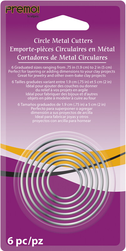 Premo Sculpey® Graduated Cutter Set: Circle
